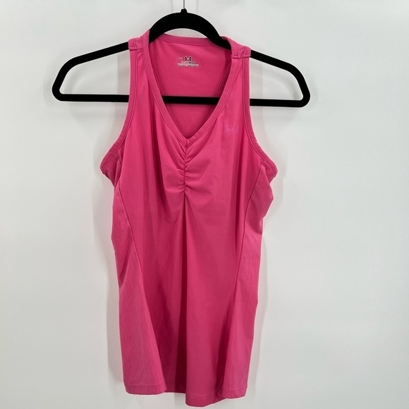 Under Armour Heat Gear Pink Tank Top Ladies Size MD - Picture 1 of 4